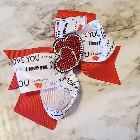 Valentine's Day Hair Bows - Picture 4 of 7